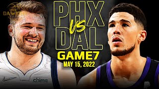 Phoenix Suns vs Dallas Mavericks Game 7 Full Highlights  2022 WCSF  FreeDawkins [upl. by Beale]