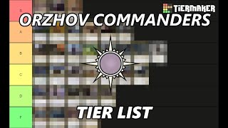 EDH Takes Tier Lists  Orzhov Commanders [upl. by Phelgen]