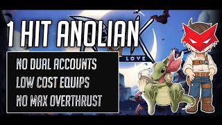 1 HIT ANOLIAN LOW COST F2P  WHITESMITH NO SLAVE NO MAX OVERTHRUST [upl. by Keating89]