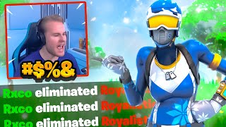 ROYALISTIQ STREAMSNIPEN in FORTNITE HIJ WERD BOOS 😡 [upl. by Keisling]