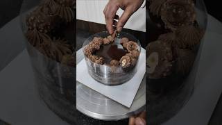 Ferrero rocher layer cake decoration ideas ferrerorochercake shortvideo youtubeshorts shortfeed [upl. by Danell174]