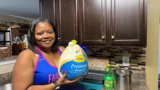 How To Cook Your Thanksgiving Turkey Step By Step Part 1🦃 [upl. by Lebiram]