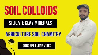 soil colloids and silicate clay minerals types of colloid clay minerals hindi me soil chemistry [upl. by Fogg]