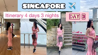 Itinerary Trip To Singapore 4 Days 3 Nights  Day 3  Merlion Park  Marina Bay Sands 🌎✈️ [upl. by Ahsias461]