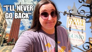 Im Dining at Every Restaurant in Epcots World Showcase Tutto Italia Review  Walt Disney World [upl. by Nilesoy]