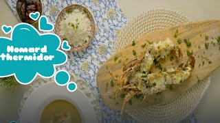 سمك الهومار، شوربة الهومار، Homard thermidor اكلة كثير كثير لذيذة على ملح وسكر mbc5😋😋😋 [upl. by Doreg624]