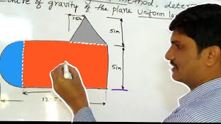 Centroid and centre of gravity Problem Engineering Mechanics  Moment of Inertia Problems [upl. by Edualcnaej]