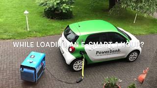 How Much Fuel Does A Generator Consume While Loading An Smart ForFour Electric Drive [upl. by Creedon204]