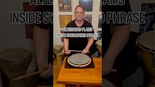 In this video I am alternating flams and then putting them inside a syncopated phrase [upl. by Welcome]