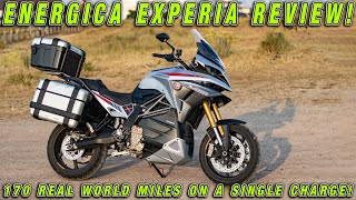 Energica Experia Review  Electric Motorcycle Touring is HERE [upl. by Eedyah]