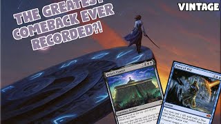 The Greatest Comeback Ever Recorded  Tinker Initiative  Vintage Challenge  MTGO [upl. by Coyle]