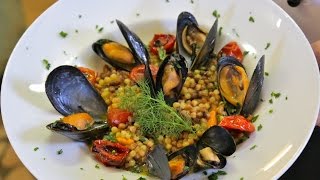 How to Make Risottostyle Fregola Pasta with Mussels  Pasta Grannies [upl. by Conte]