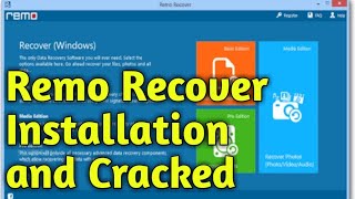 Remo Recover How to Install and crack [upl. by Sophey134]