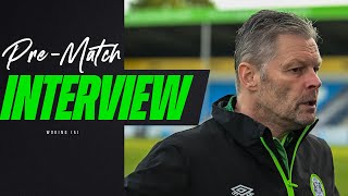 PreMatch Interview  Cotterill previews Woking [upl. by Staci]