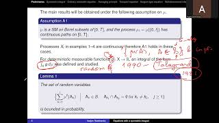 Vadym Radchenko Equations with a symmetric integral with respect to stochastic measures [upl. by Eerb]