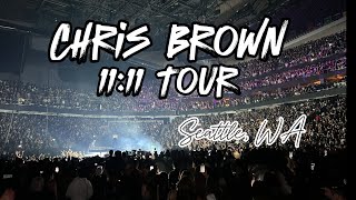 Chris Brown 1111 Tour Seattle WA [upl. by Narmi894]