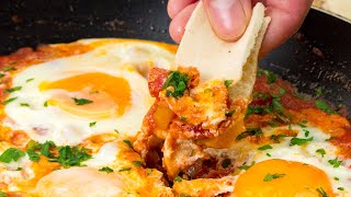 So lecker und in nur 15 Minuten gekocht Shakshuka Eier in Tomatensauce Schmackhafttv [upl. by Nomannic]