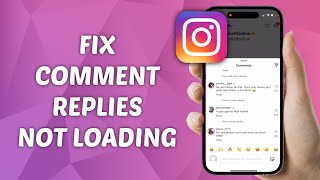 How to FIX Comment Replies Not Loading on Instagram [upl. by Notffilc]