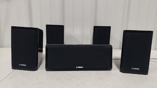 Yamaha NSB40 Cubes amp Yamaha NSC40 Surround Sound Speakers [upl. by Stafani423]