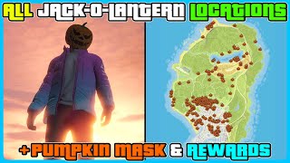 ALL JACK O LANTERN LOCATIONS In GTA 5 Online  New Update amp How To Get Pumkin Mask [upl. by Daukas]