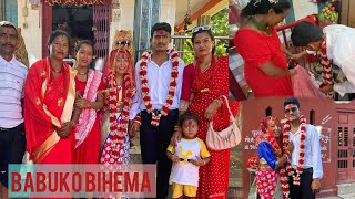 Babuko bihe ma yastovayo 🥰❤️ mandirma bihe gariyo ❤️🙏hemthatal vlog love [upl. by Wainwright]