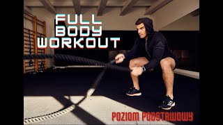 Full Body Workout  poziom podstawowy  bez sprzętu [upl. by Kashden639]