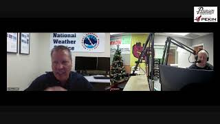 WHOW Morning Show with Ed Shimon  National Weather Service [upl. by Nylekoorb]