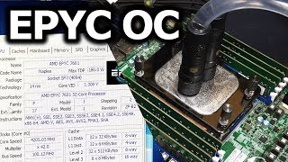 Threadripper 2990X Vorschau  aka EPYC 7601 übertakten [upl. by Joline]