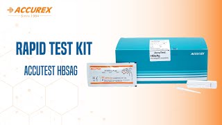 AccuTest HBsAg Rapid Test  Hepatitis B Test  HBsAg positive Hepatitis B Surface Antigen  Accurex [upl. by Nolita]