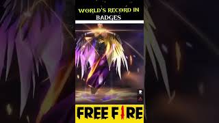 Worlds record in batches garena free fire 😮 freefire trending shorts [upl. by Annasus332]