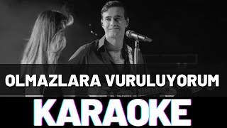 Mert Demir  Olmazlara Vuruluyorum KARAOKE [upl. by Eellehs]