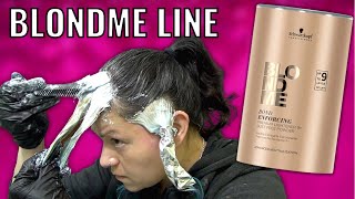 Bleaching my hair for the first time with Schwarzkopf Blondme [upl. by Laurene]