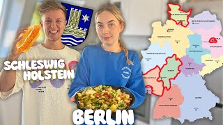 Wir essen Gerichte aus JEDEM Bundesland 🇩🇪 [upl. by Euqinamod89]