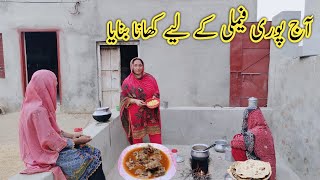 Aaj puri family ke liye khana banaya 🤗 village house routine 🏠 [upl. by Attenauqa]