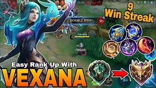 19 KILS VEXANA RANK SOLO MOBILE LEGENDS [upl. by Leonardi]