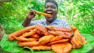 Tea Kadai 3 Different Bajji Recipe In Village Cooking Style  Summa irukko channel [upl. by Notsob]