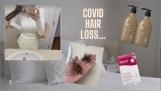 10 tips for Telogen Effluvium \\ Covid Hair Loss \\ My Experience amp What Helped [upl. by Ahtel]