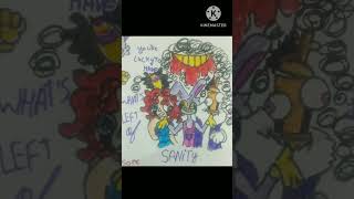 I make digital hallucination song on paper thats my first time hehe the amazing digital circus [upl. by Pallaten]