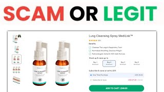 Is Medilisk Lung Cleansing Spray Legit Or Scam  ALL RED FLAGS 2024 [upl. by Constantia]