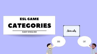 ESL Game Categories  Categories Word Game eslgames [upl. by Gavrilla]