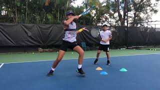 Developing Tennis Champions with Coach Dabul Players on the videos are between 8 and 11 yo [upl. by Gustafsson]