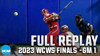 Oklahoma vs Florida State 2023 Womens College World Series Finals Game 1  FULL REPLAY [upl. by Keung934]