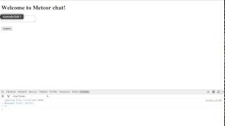 Meteorjs chat tutorial part 10  Collections [upl. by Lehte]