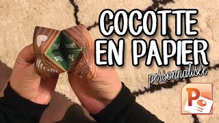 DIY  5   Cocotte en Papier personnalisée  ♡ [upl. by Singband]