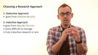 32 Choosing A Research Approach [upl. by Aisel]