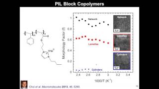 The Power of Plastics Polymerized Ionic Liquids and Nanostructured Polymers [upl. by Adalard]