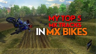 1 Lap On MY TOP 5 Mx Tracks In MX BIKES [upl. by Xuagram]