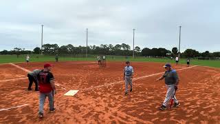 Prime Time Senior Softball 101324 Owl Country Grill vs BCS [upl. by Ettenaj]