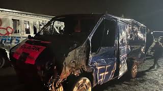 Pit Aftermath For Each Heat From The Van Banger Scottish Meeting At Lochgelly Raceway 2112024 [upl. by Eceinal]