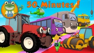 Big Trucks For Children  Geckos Garage Compilation [upl. by Ardaid935]